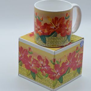 Burton & Burton Hawaiian Hibiscus Flower Mug